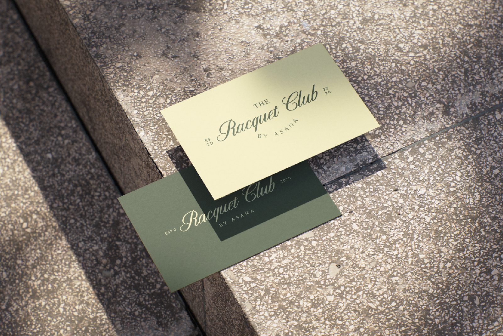 RACQUET CLUB LOGO TENNIS BRANDING