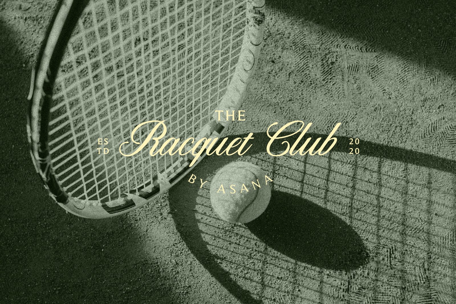 RACQUET CLUB LOGO TENNIS