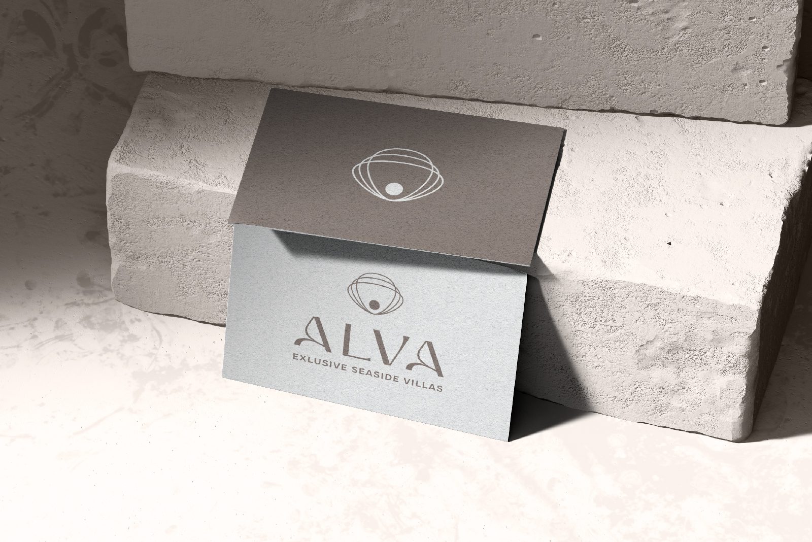 ALVA VILLAS BRANDING LOGO DESIGN AIRBNB HOTEL 4