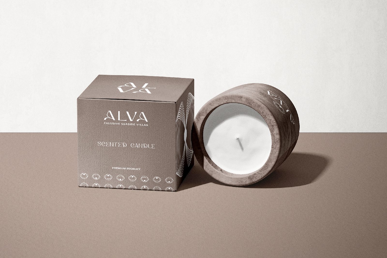 ALVA VILLAS BRANDING LOGO DESIGN AIRBNB HOTEL