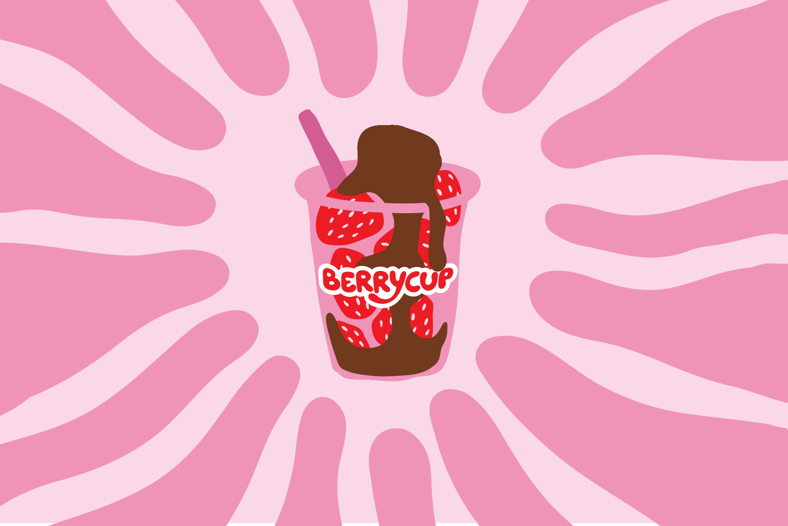 BERRYCUP FOOD BRANDING LOGO VISUAL IDENTITY