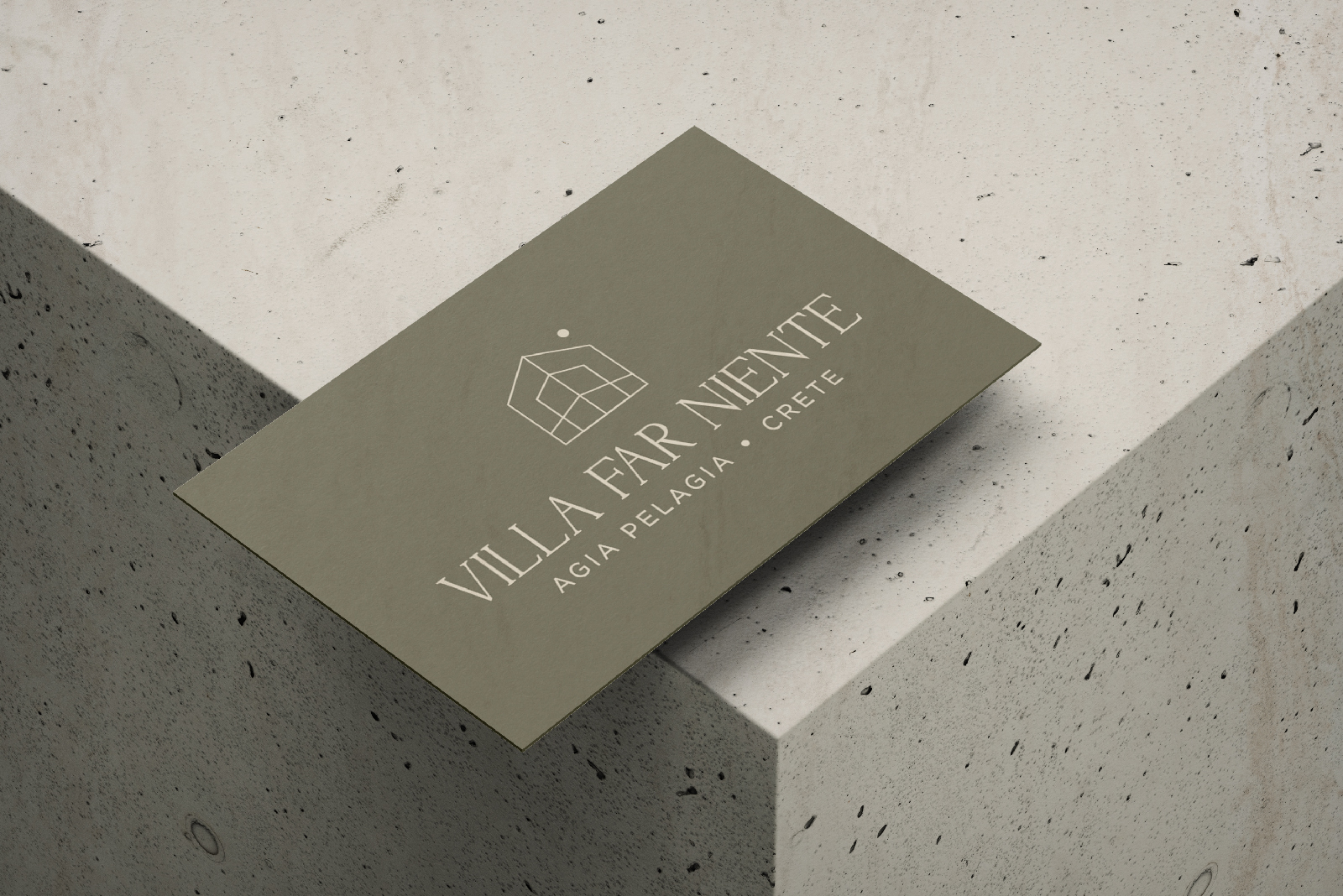 FARNIENTE BRANDING LOGO LUXURY VILLA AGIA PELAGIA CRETE