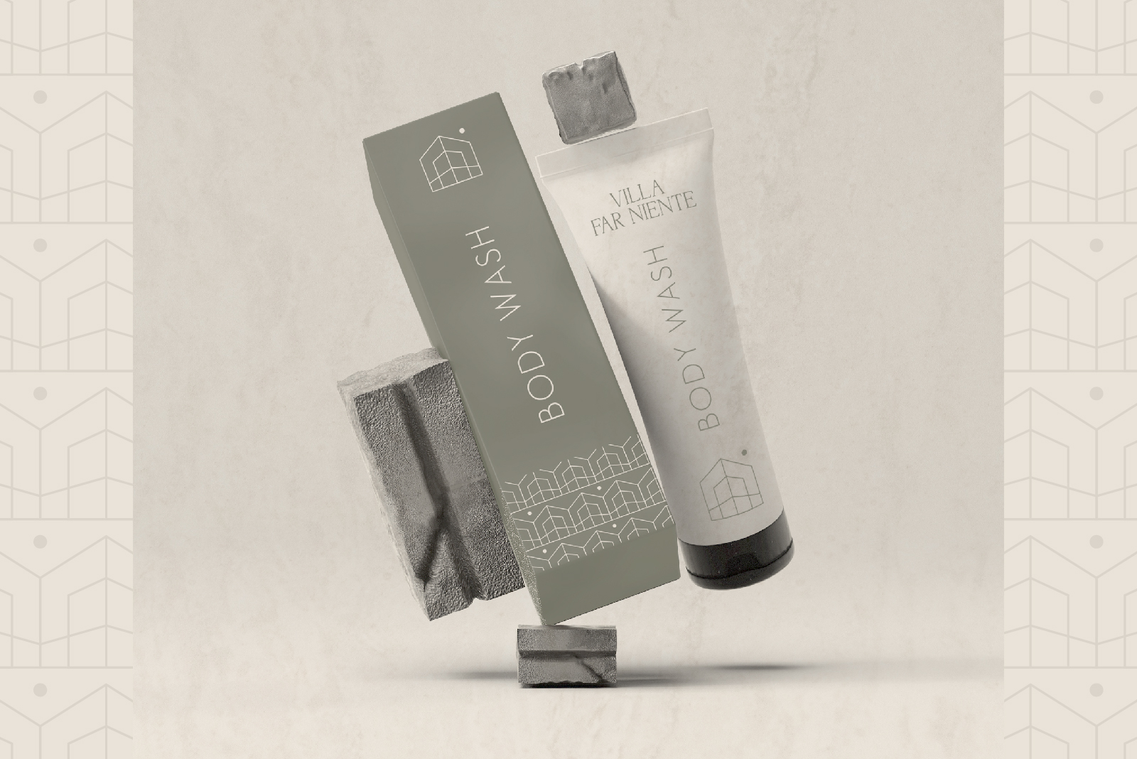 FARNIENTE BRANDING LOGO LUXURY VILLA WEBSITE