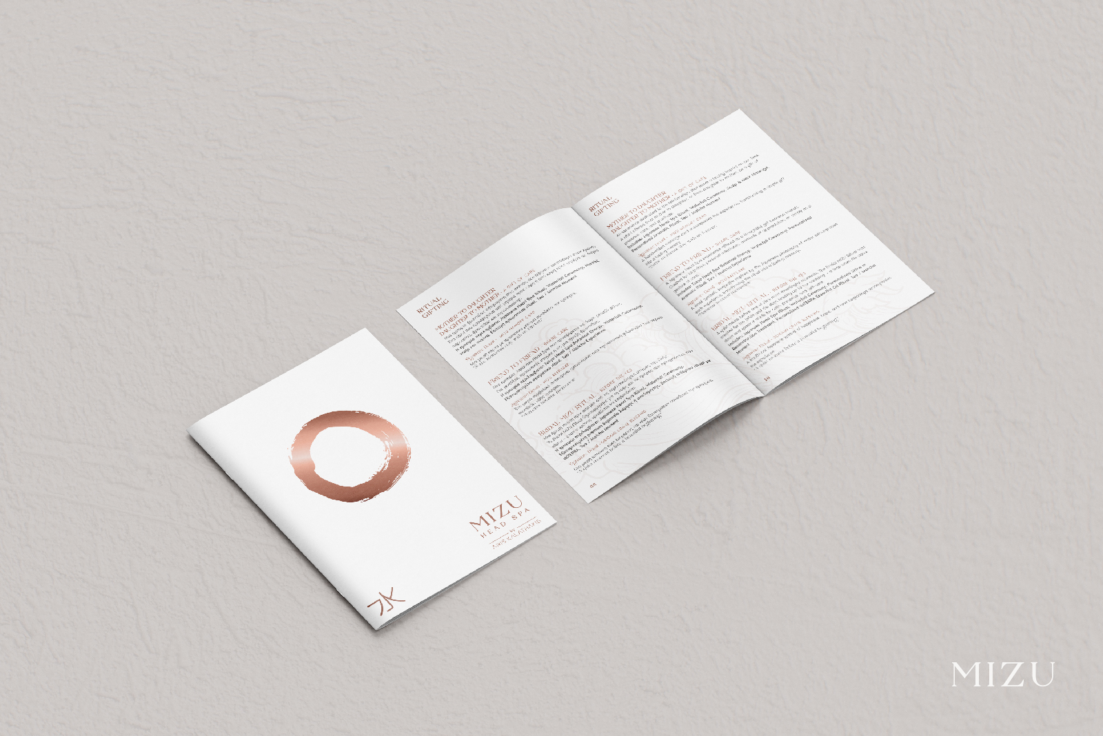 MIZU BROCHURE DESIGN ARIS KALATHAKIS