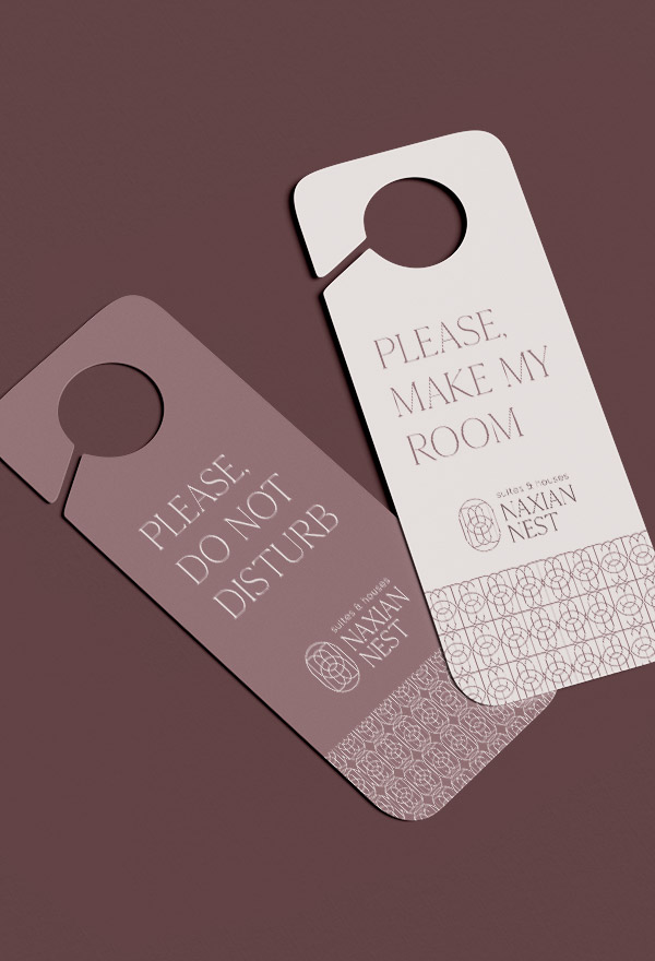 NAXIAN_NEST LOGO SUITES & ROOMS BRANDING
