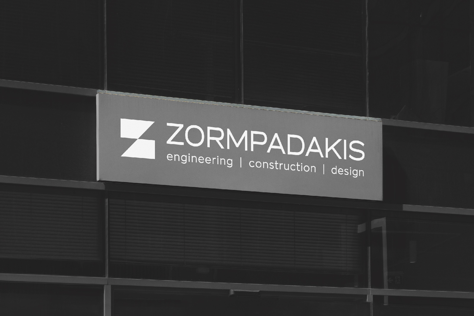 ZORMPADAKIS logo design engineer signage
